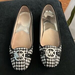 Houndstooth Michael Kors Fulton Flats Loafers